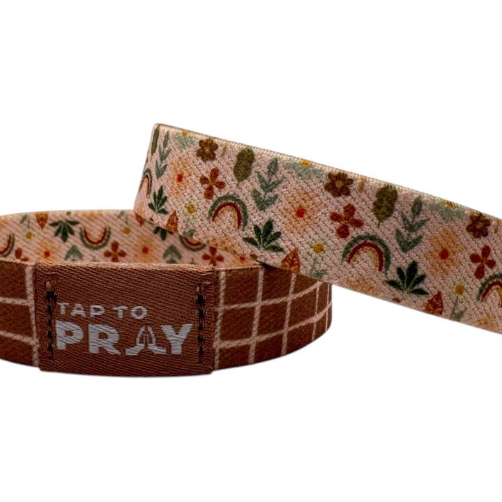 Versible - Wholesale Wristband - Tap To Prayâ„¢ Wristbands - Prairie & Plaid