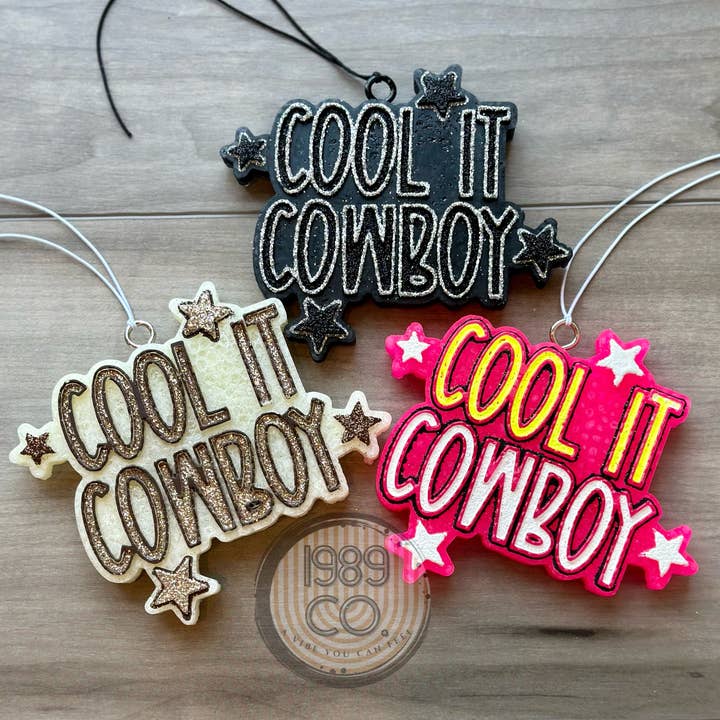 1989 Co. - Wholesale Car Freshener - Women's - Cool It Cowboy Car Freshie