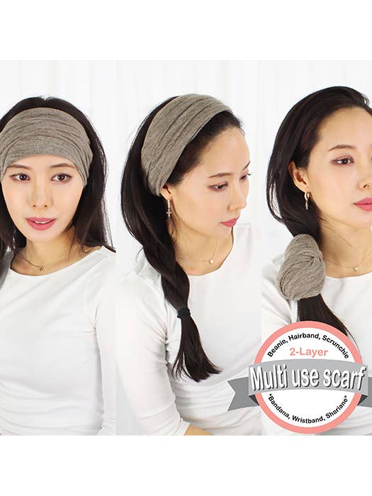 ( ##BACK05 ) DOULE LAYER USE HEADWRAP for wholesale by Jewelry Max