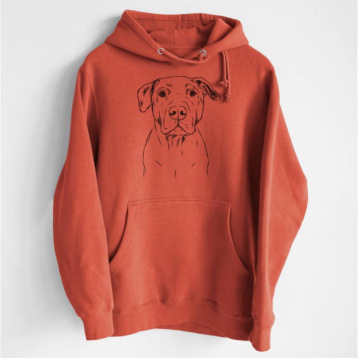 Kadin the Pitbull- Heavyweight Fleece Hoodie for wholesale by Inkopious