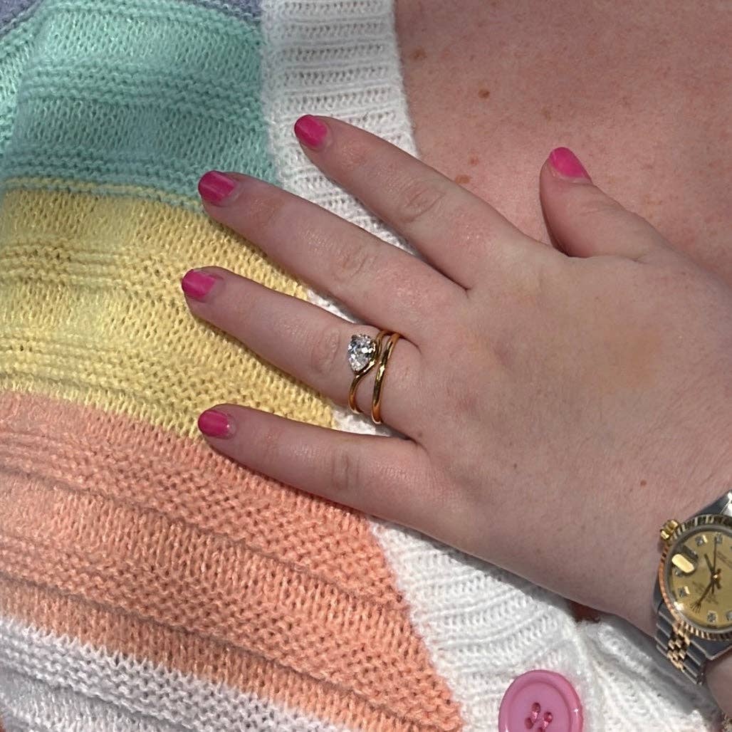 TNT Goods - Wholesale Single Stone/Solitaire Ring - Pear Ring0