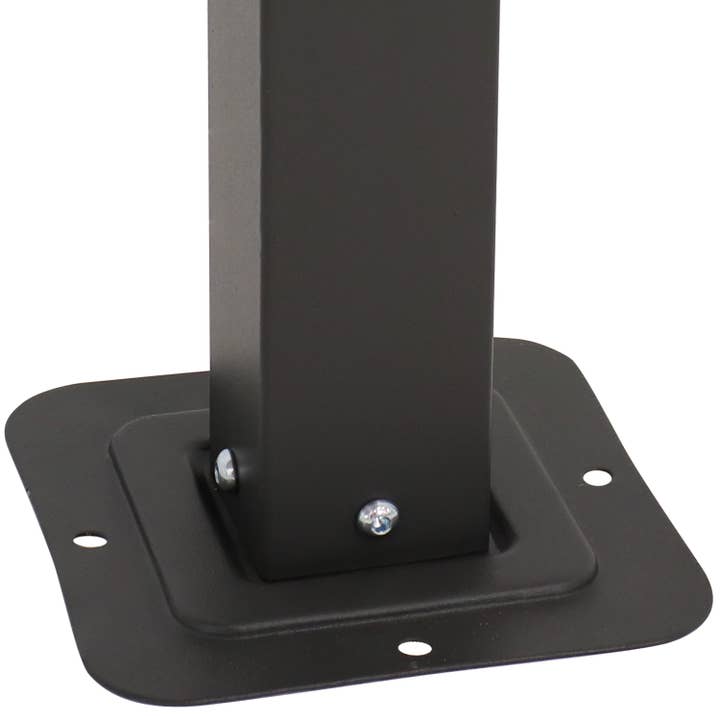 Sunnydaze Decor - Wholesale Outdoor Ornament/Decor - 9 x 12 Metal Arched Pergola with Retractable Canopy - Gray8