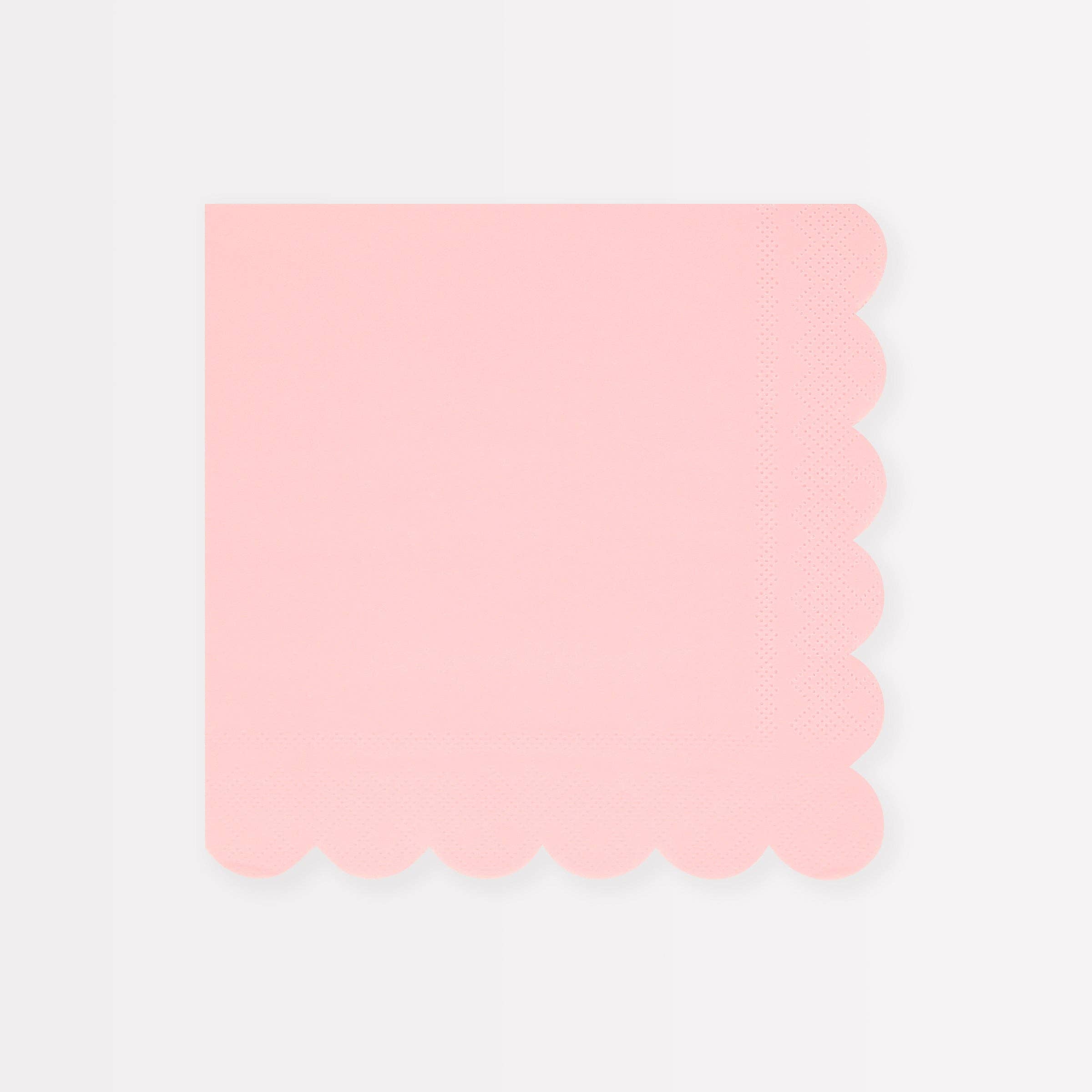 Meri Meri – wholesale Disposable napkin – Cotton Candy Pink Large Napkins0