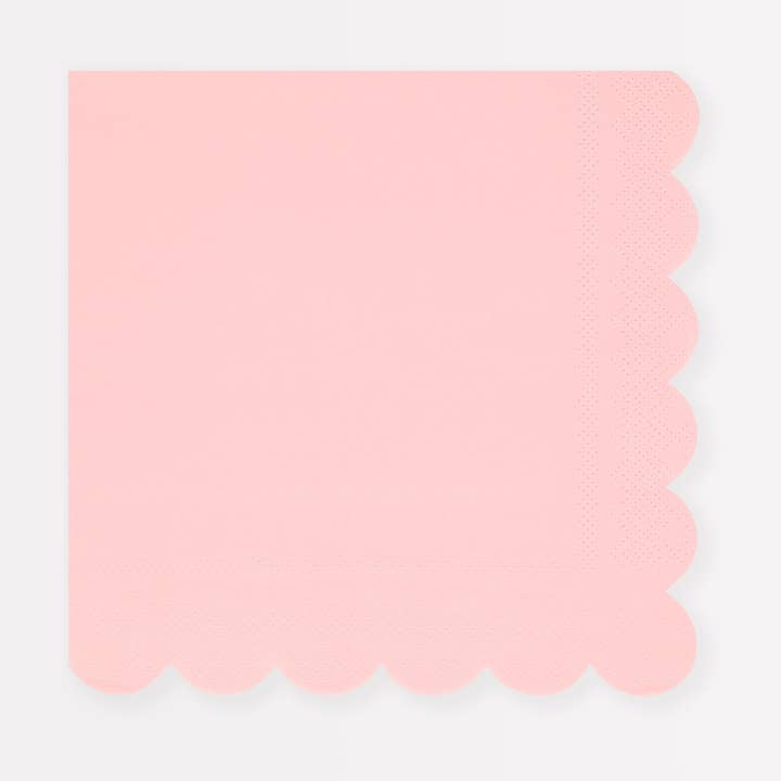 Meri Meri – wholesale Disposable napkin – Cotton Candy Pink Large Napkins0