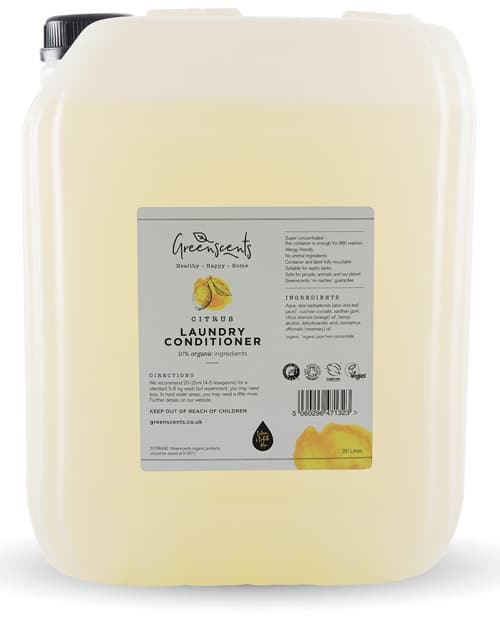 Greenscents Ltd - Vente Lessives liquides - Revitalisant à lessive biologique Greenscents7