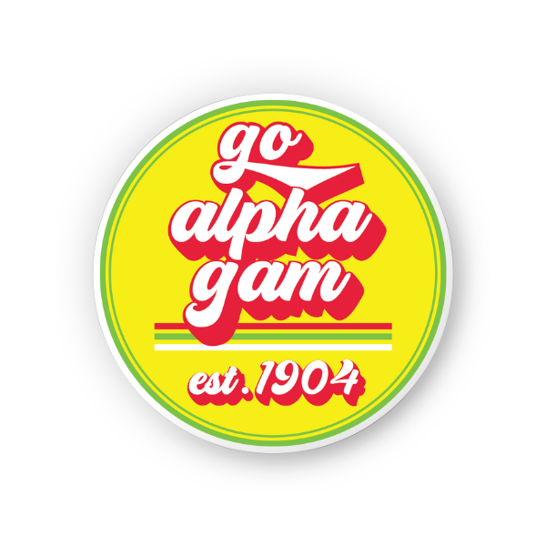 Sarahndipity Shop - Wholesale Sticker - Sorority Sticker - Go Design10