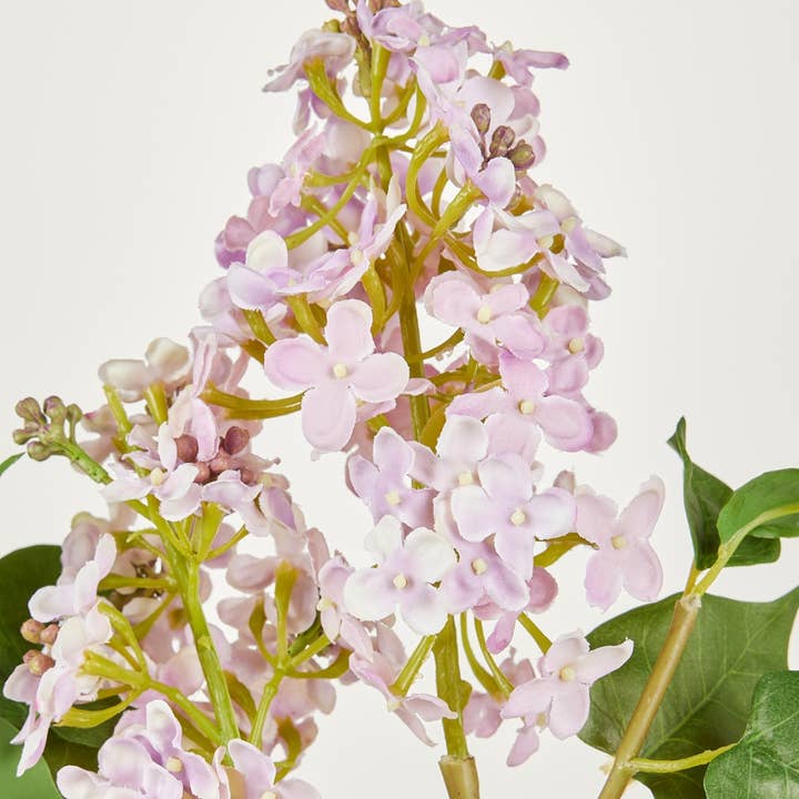 Afloral - Wholesale Artificial Flowers - Artificial Flowers Pale Lavender Faux Lilac Branch - 30"