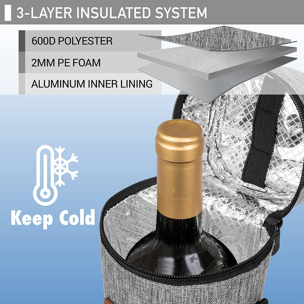 OPUX - Wholesale Wine Tote - 1 Bottle Wine Carrier Bag33