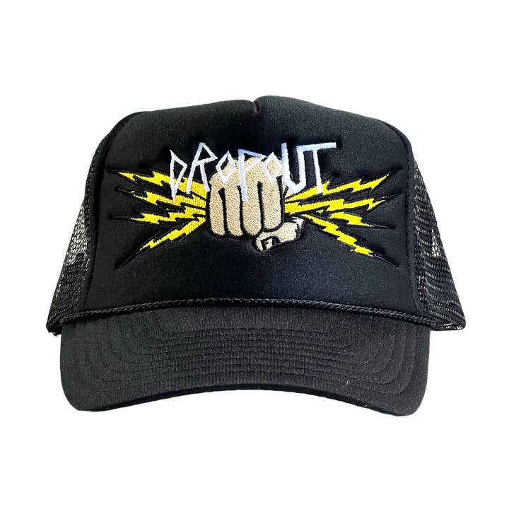 Chapéu LIGHTNING FIST Trucker por atacado de Dropout New York