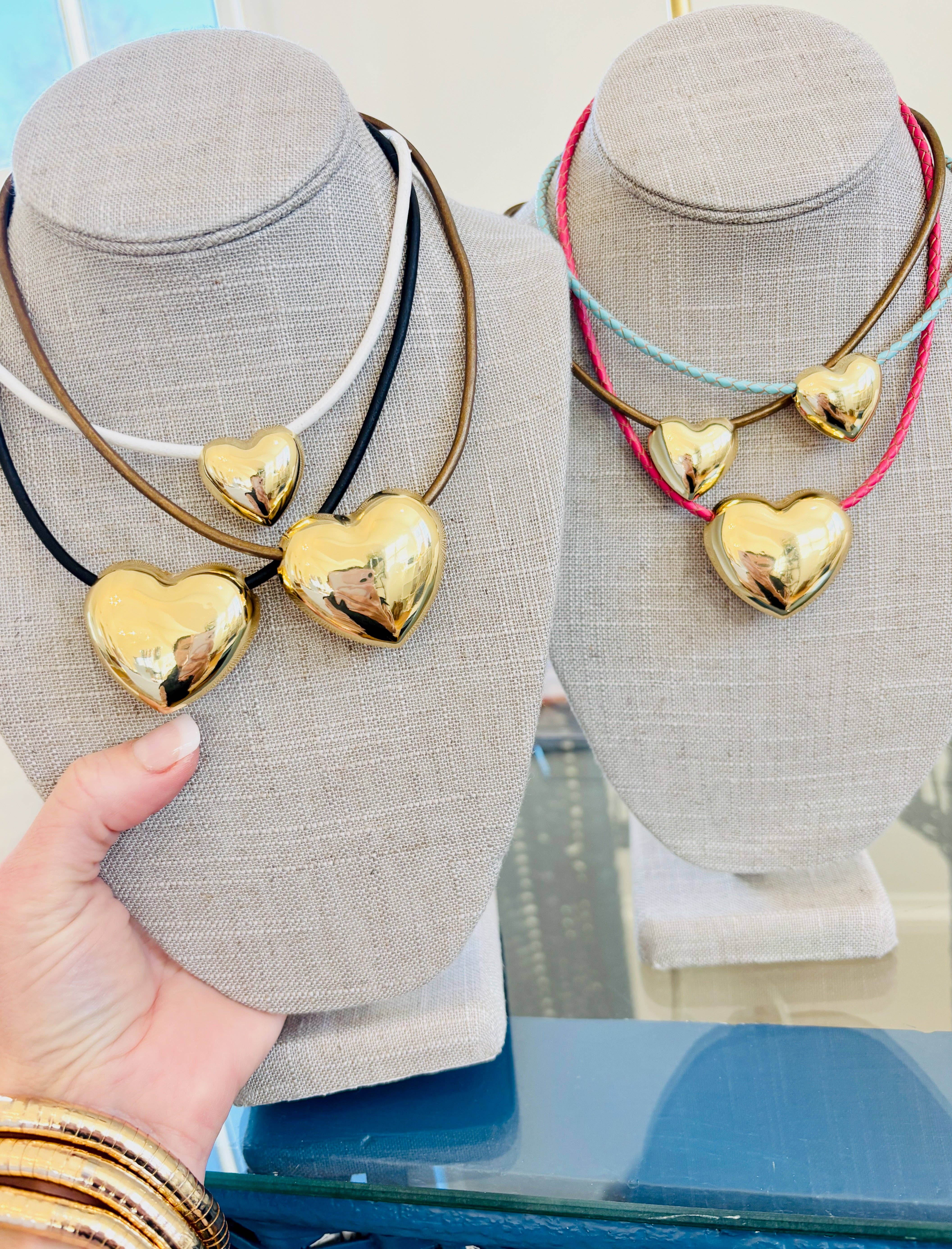 Shiver + Duke - Wholesale Pendant/Charm Necklace - Cara Leather Necklace Medium