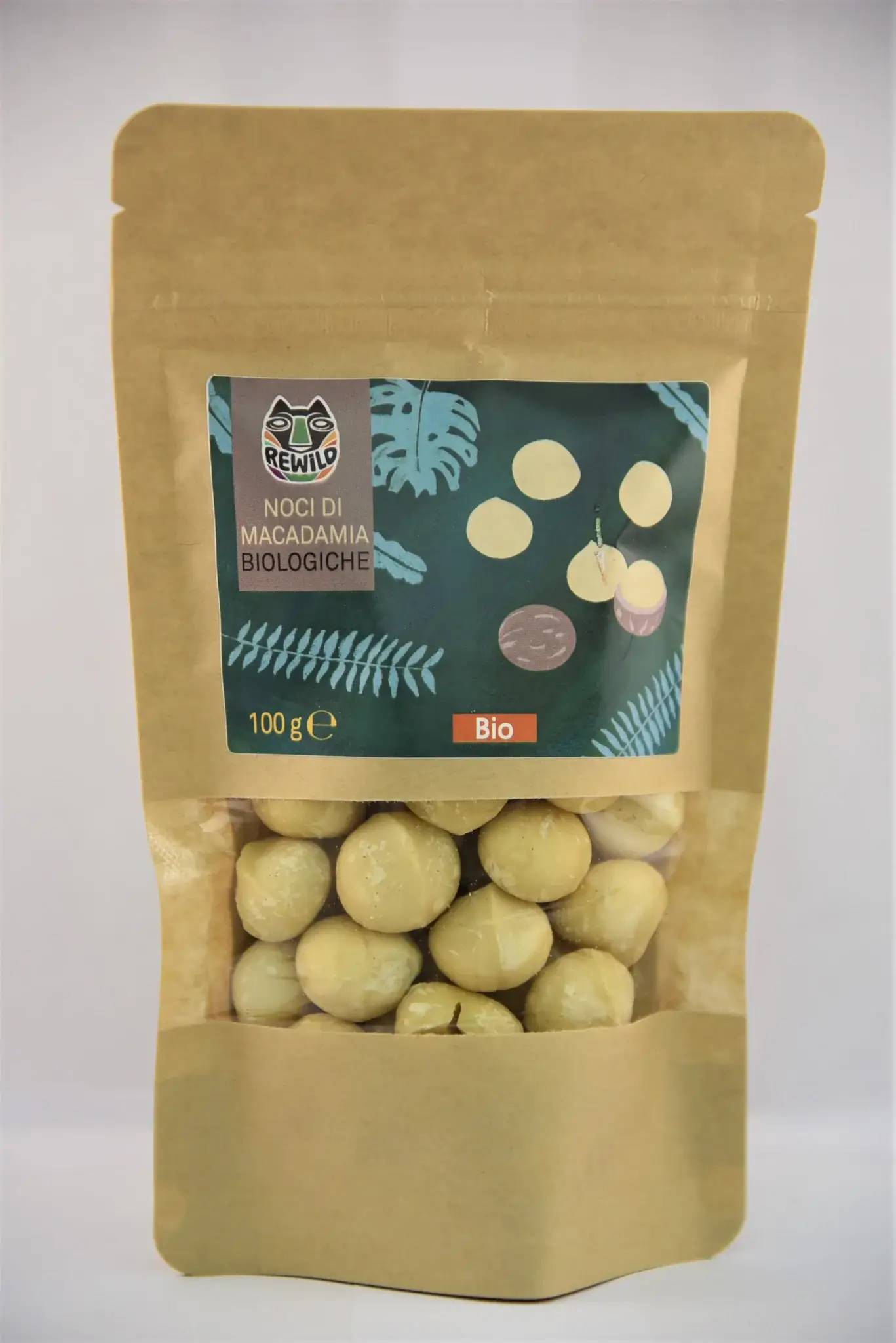 Rewild Srl - Wholesale Nuts - ORGANIC MACADAMIA 100G, STYLE 10