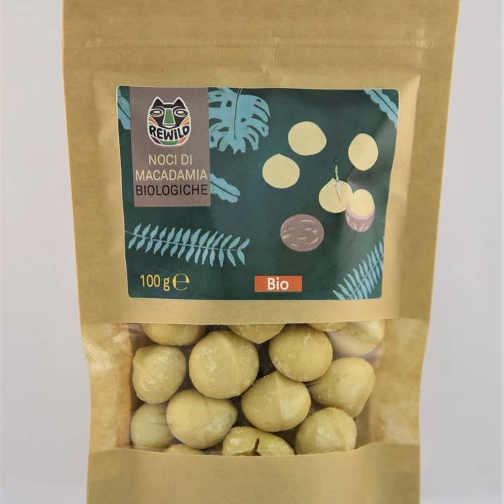 Rewild Srl - Wholesale Nuts - ORGANIC MACADAMIA 100G, STYLE 1