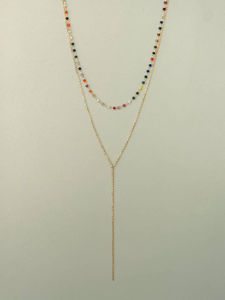 Double Layered Fineline Necklace for wholesale by Cassette Barcelona