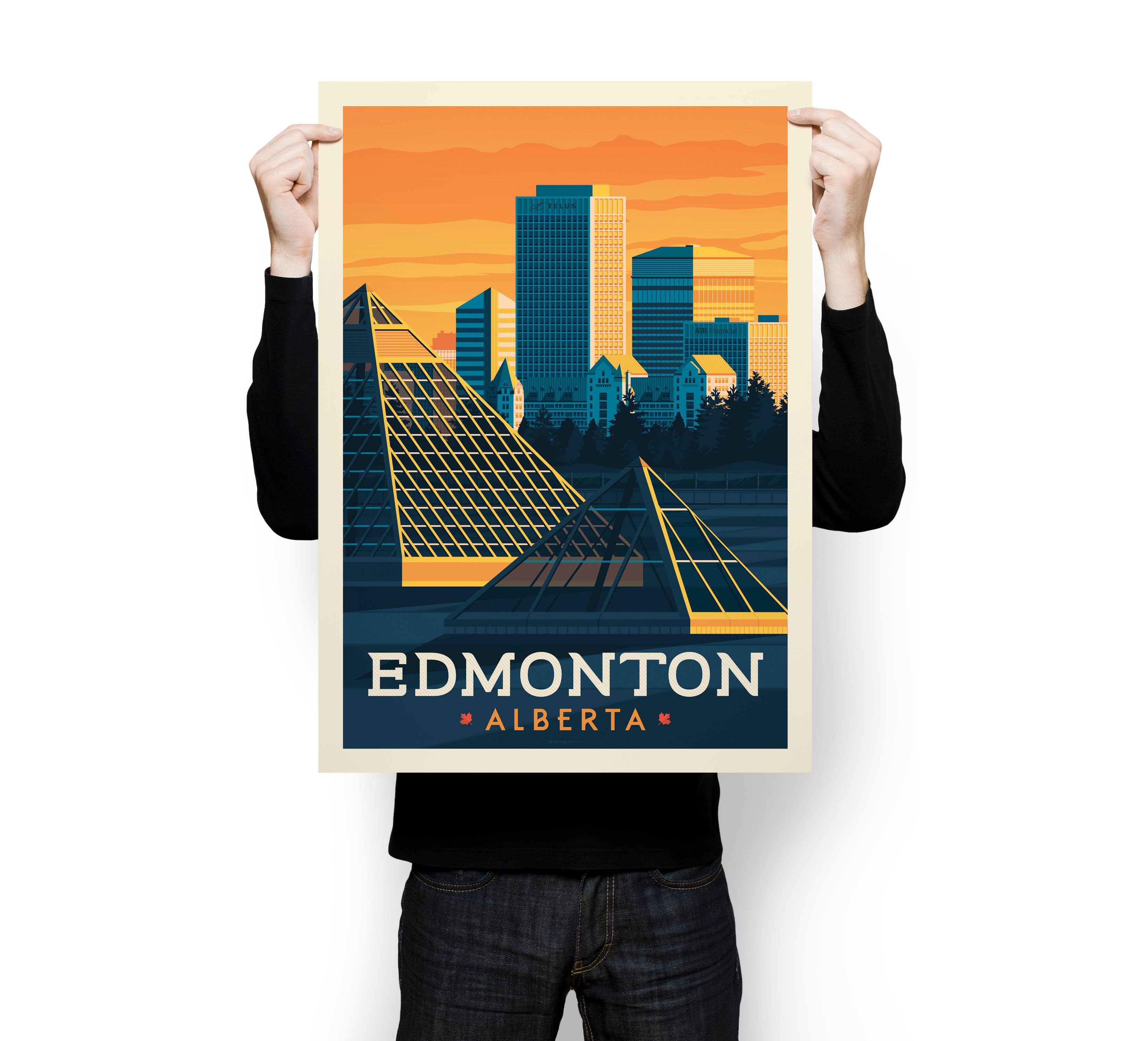 Olahoop Travel Posters - Wholesale Poster - Edmonton Alberta - Canada travel poster2