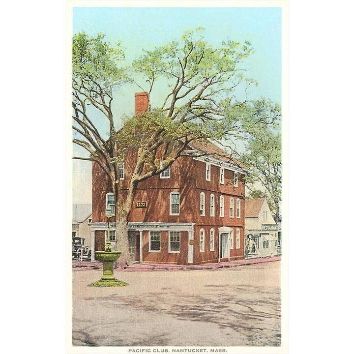 Greeting Card MA-372 Pacific Club, Nantucket, Mass. for wholesale by Found Image Press
