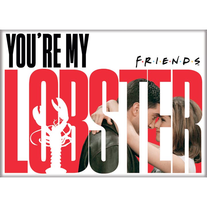 Friends Ross and Rachel Lobster Magnet
for wholesale by Ata-Boy