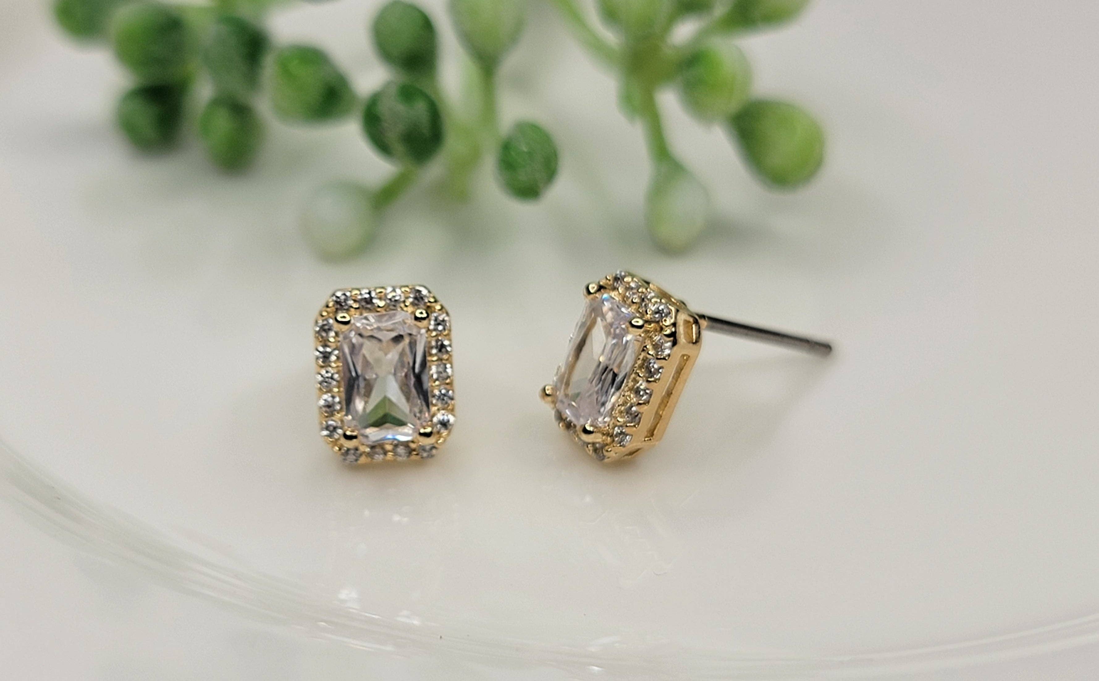 BETTYOH INC – Brincos de pino por atacado – Brinco Post Retângulo1