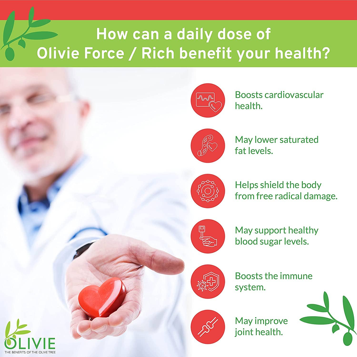 ATLAS OLIVE OILS - Wholesale Oral Supplement/Vitamin - OLIVIE FORCE Organic Olive Leaf Extract | Rich in Polyphenol2
