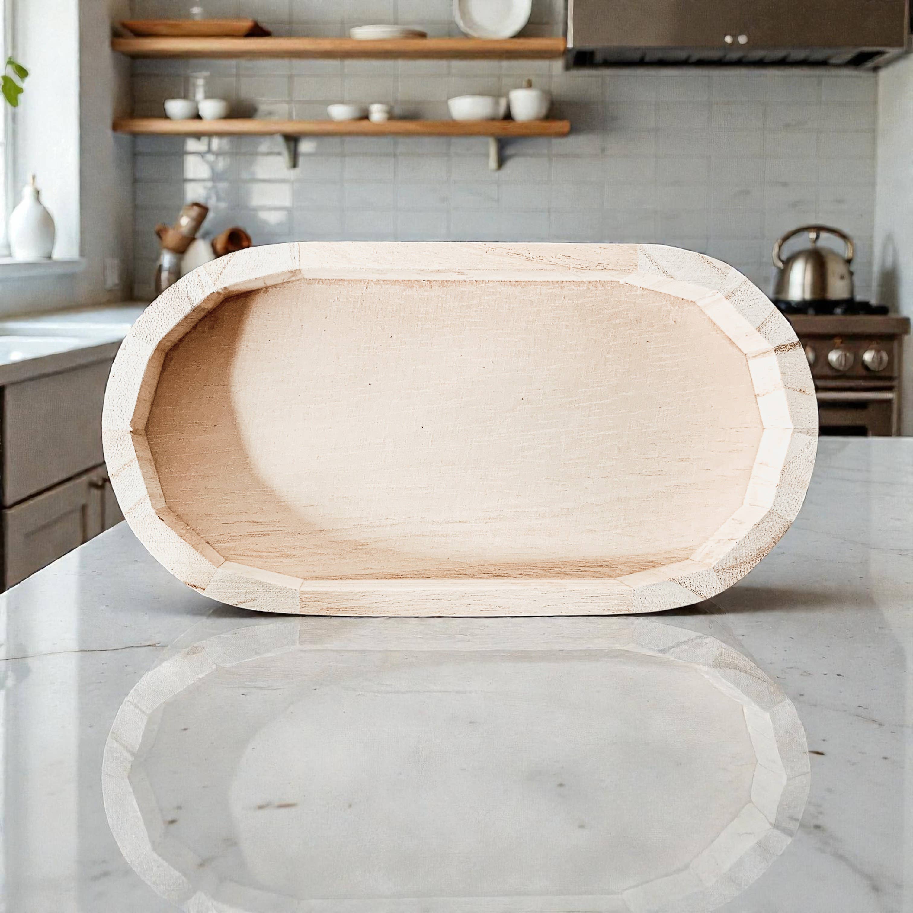 Gia Roma - Wholesale Decoratief dienblad - Ronde houten standaard en sierbord voor tafeldecoratie55