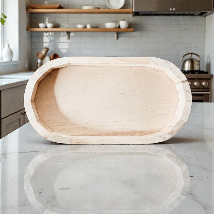 Gia Roma - Wholesale Decoratief dienblad - Ronde houten standaard en sierbord voor tafeldecoratie55