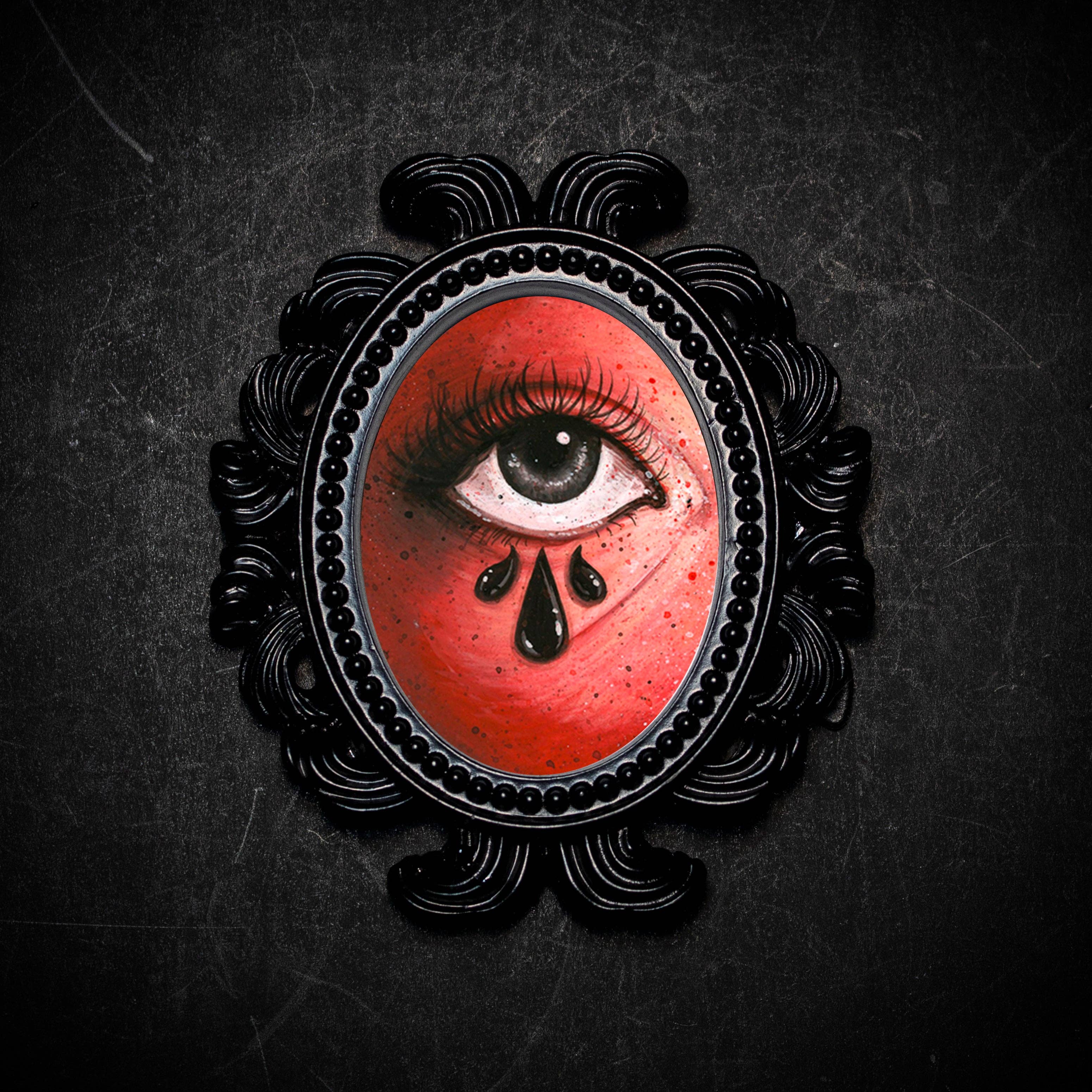 Meagan Meli Illustration - Wholesale Art Print - Three Tears Small Framed Print1