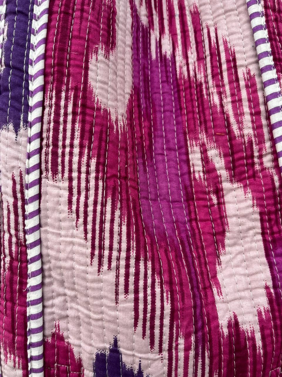 bhavnas boutique - Vente Sac porté épaule – femme - Sac hippie à imprimé ikat, sac de week-end, sacs de transport rembourrés en coton2