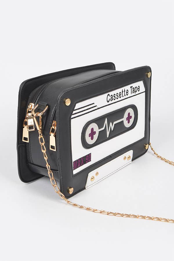 3AM BY H&D ACCESSORIES - Wholesale Crossbody Bag - Women's - Cassette Tape Novelty Bag6