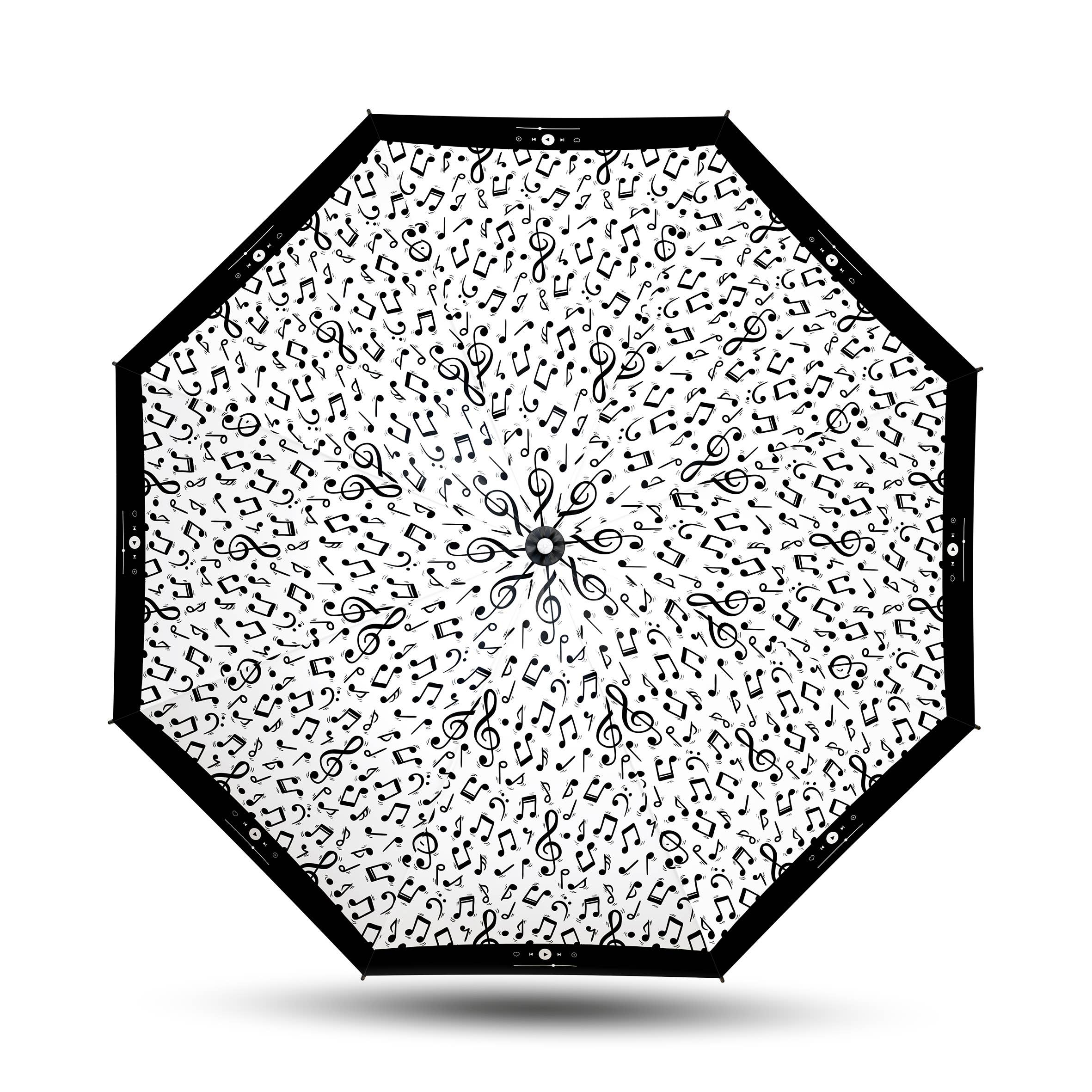 Cuatrogotas - Wholesale Umbrella - Women's - Folding Umbrella A/C Musical Print.

Ref-650021