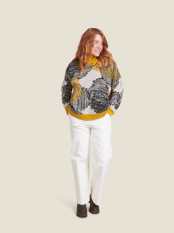 POLUX YELLOW STRIKETHROUGHS for wholesale by MADE IN SENS