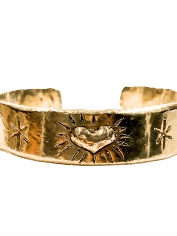 Talisman cuff for wholesale by Earth Sage Jewelry