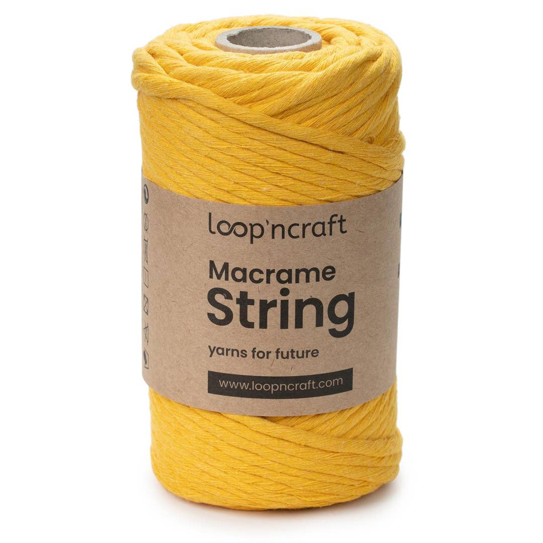 Loop'ncraft – wholesale Craft supplies – Macrame String 5mm - 330g0