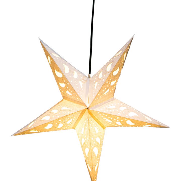 Om Gallery - Wholesale Papieren lantaarn/lamp - Om Papieren Ster Lantaarn - Zwervende Ster0