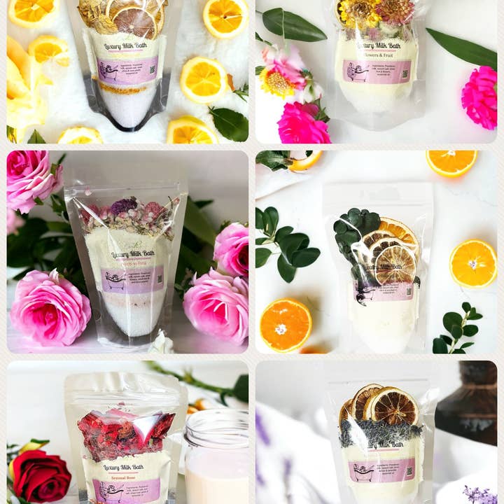Luxury Milk Bath for wholesale by LVNDR Pure Essentials