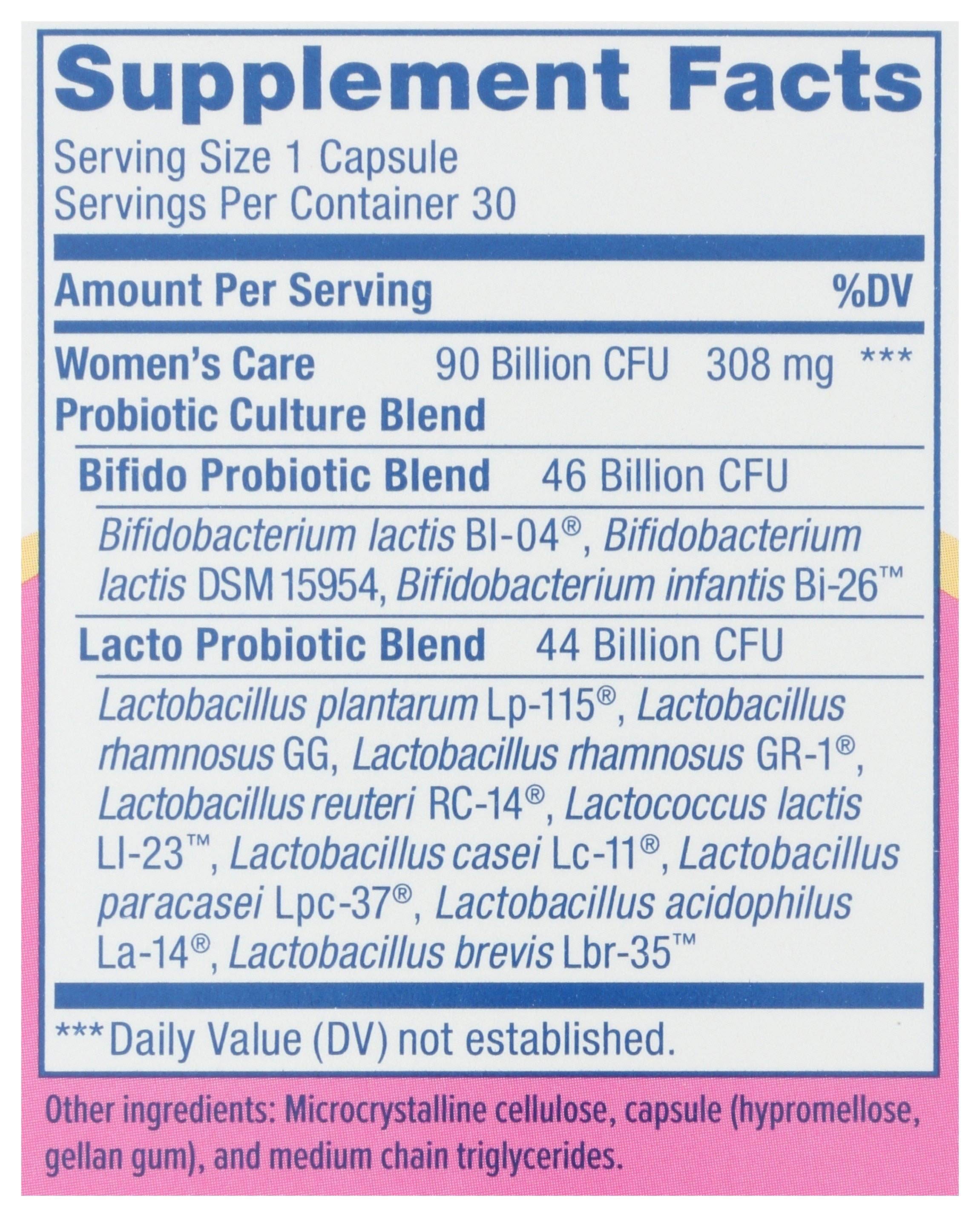 Everyday Supply Co - Wholesale Oral Supplement/Vitamin - RENEW LIFE WOMEN PROBIOTIC 90B UF2