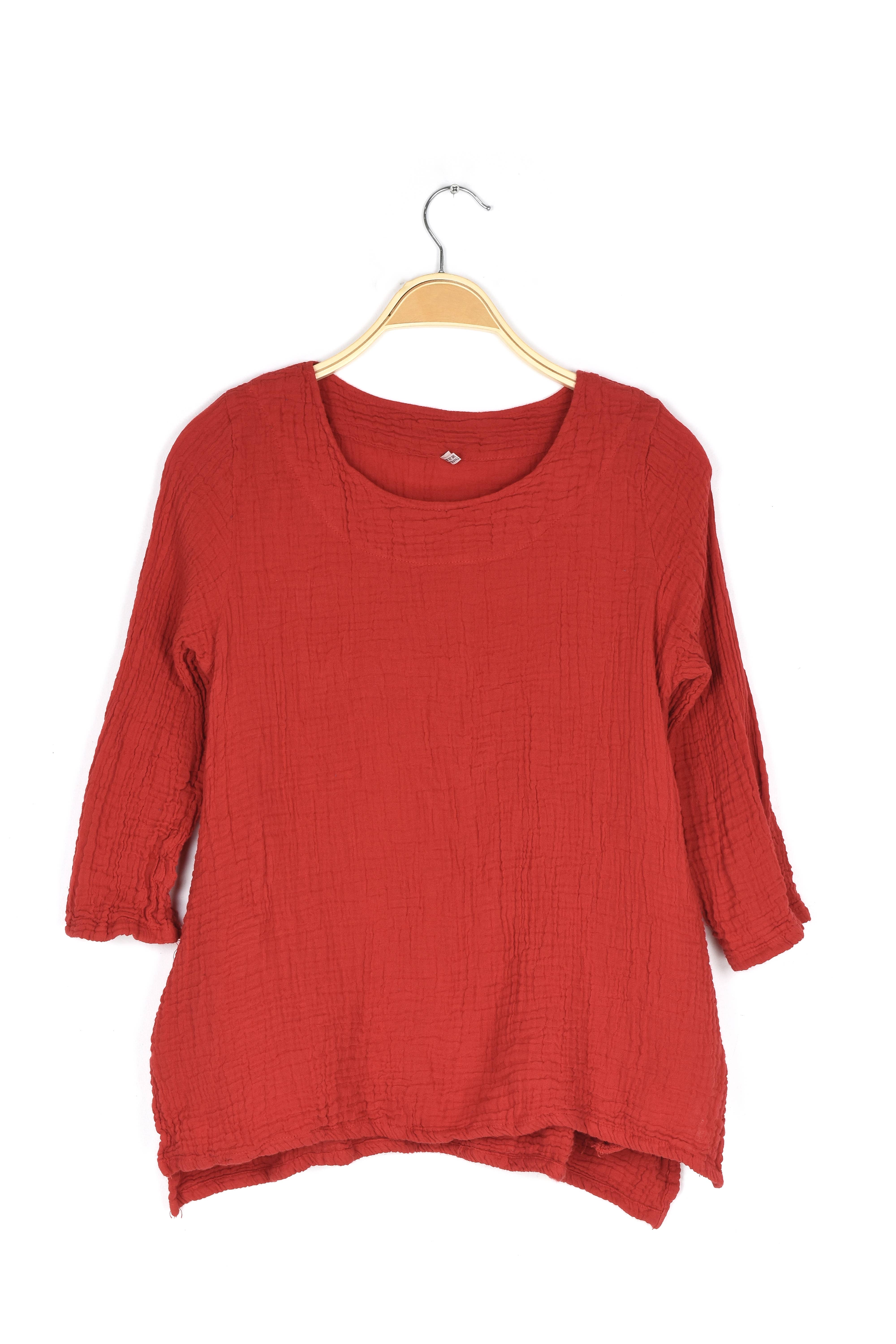 Nusantara Inc. - Wholesale Blouse - Women's - Thai Cotton Long Sleeve Tunic-03477 (S/M, L/X, XXL)22