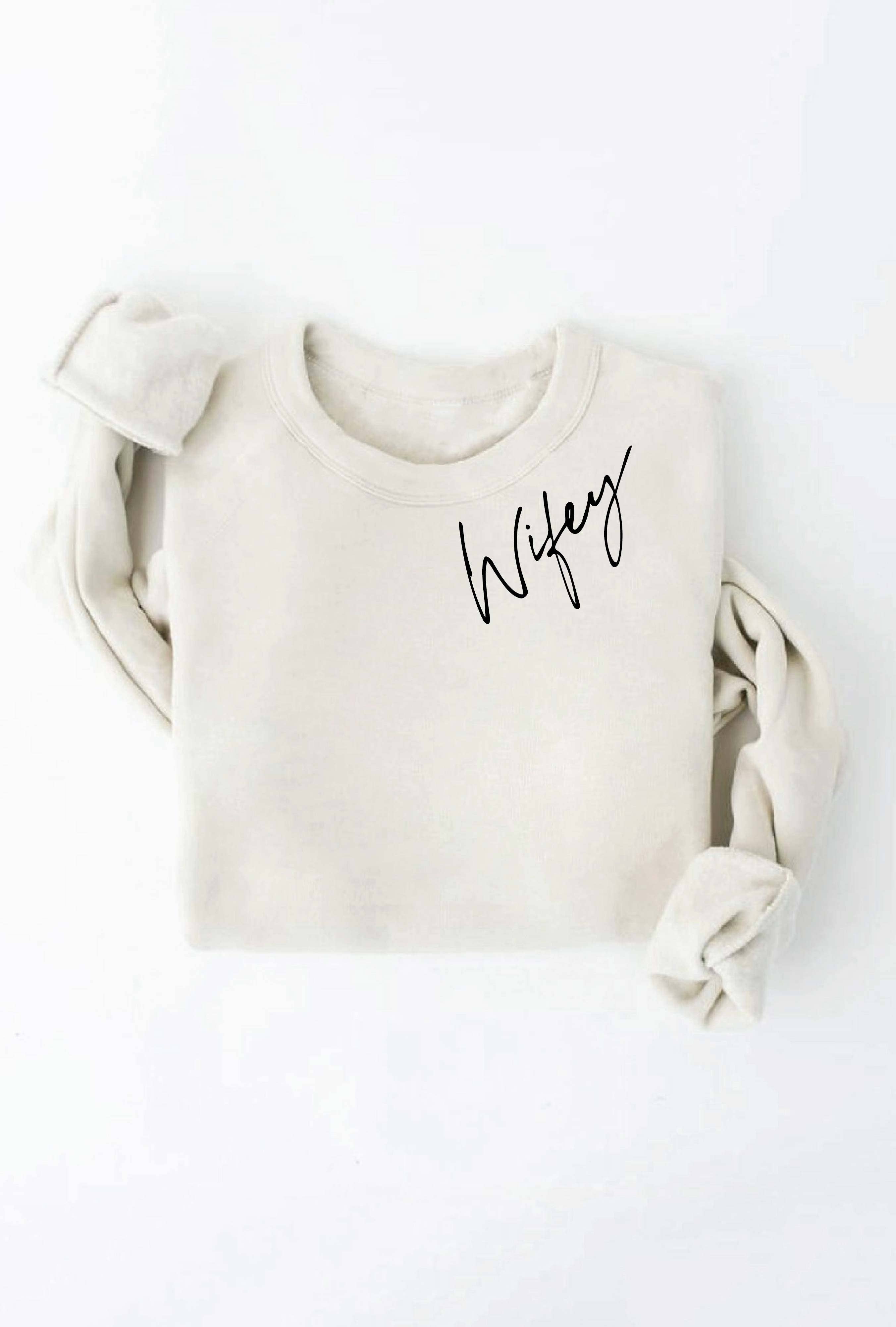 OAT COLLECTIVE – wholesale Graphic sweatshirt – Women’s – WIFEY Graphic Sweatshirt - Relaxed Fit15