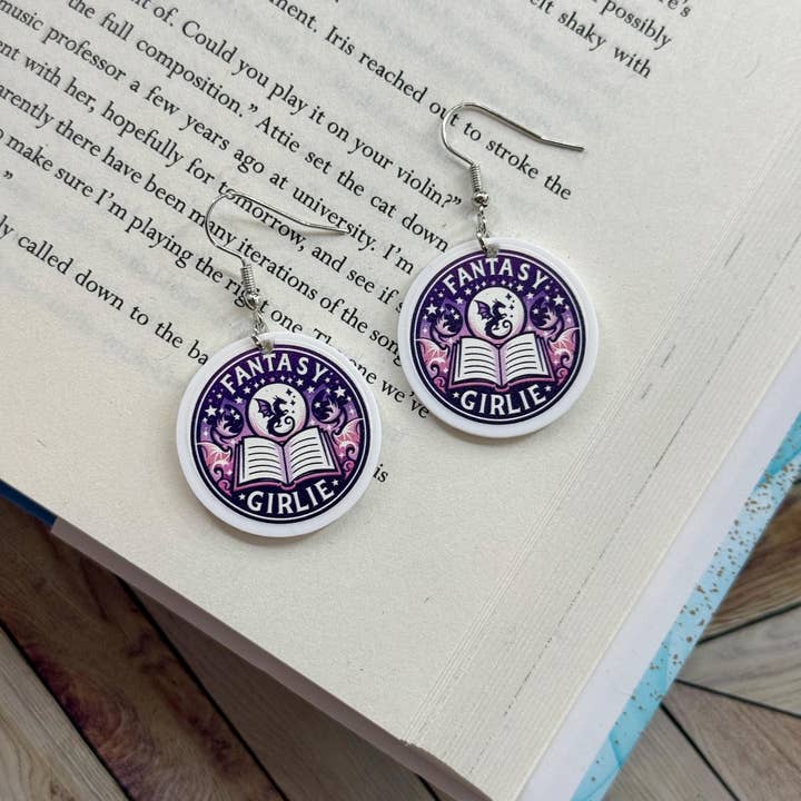 Briar layne - Wholesale Dangle Earrings - Fantasy & Romantasy Book Lovers Earrings1