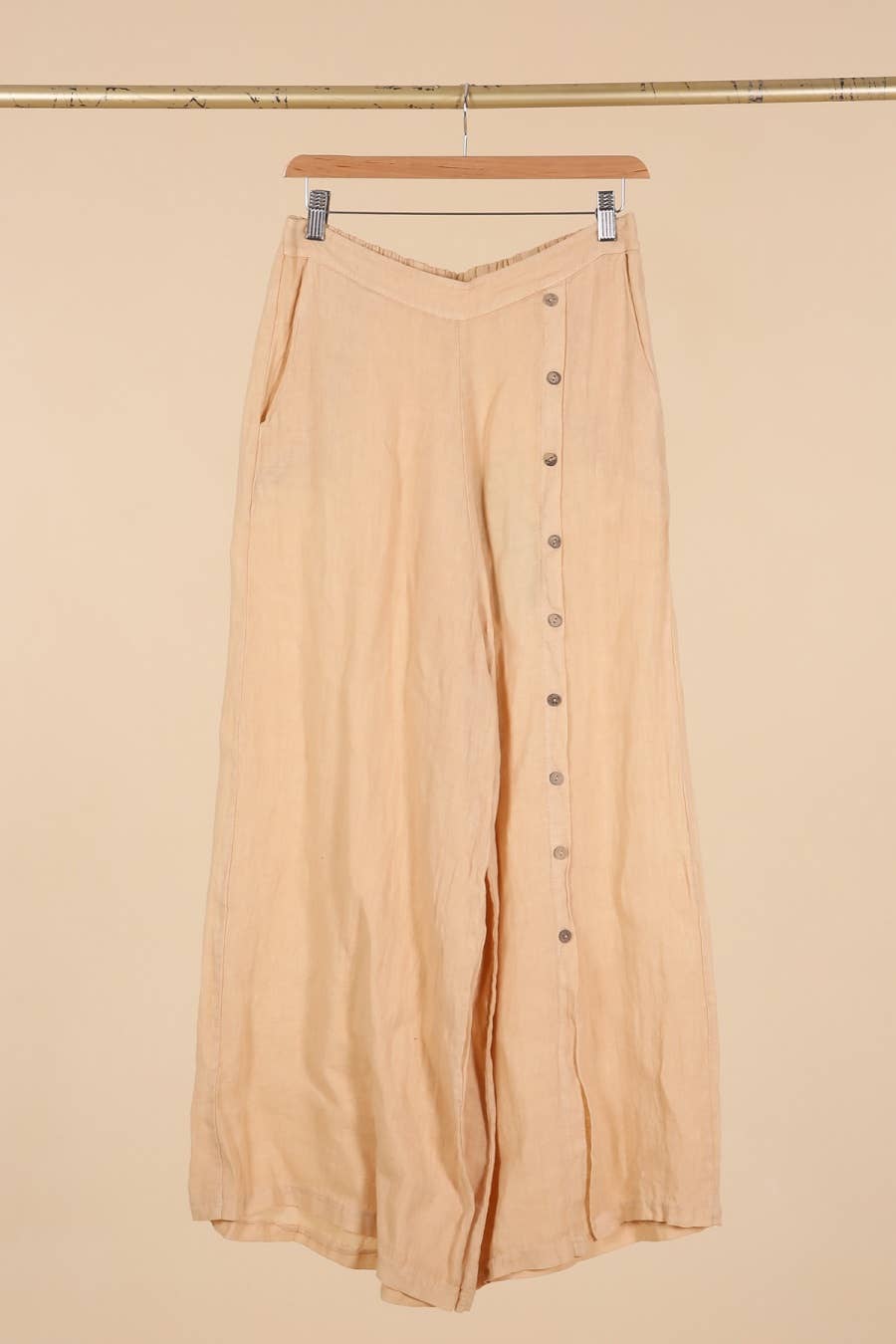 la maison des fibres naturelles – Engroshandel Bukser - Dame – Knapbukser med lige ben 9320 100%LIN10