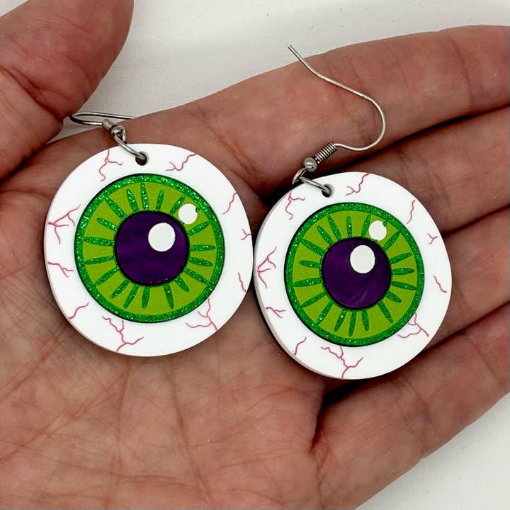 Eyeball Earrings Halloween Spooky Gift for wholesale by Myrickle