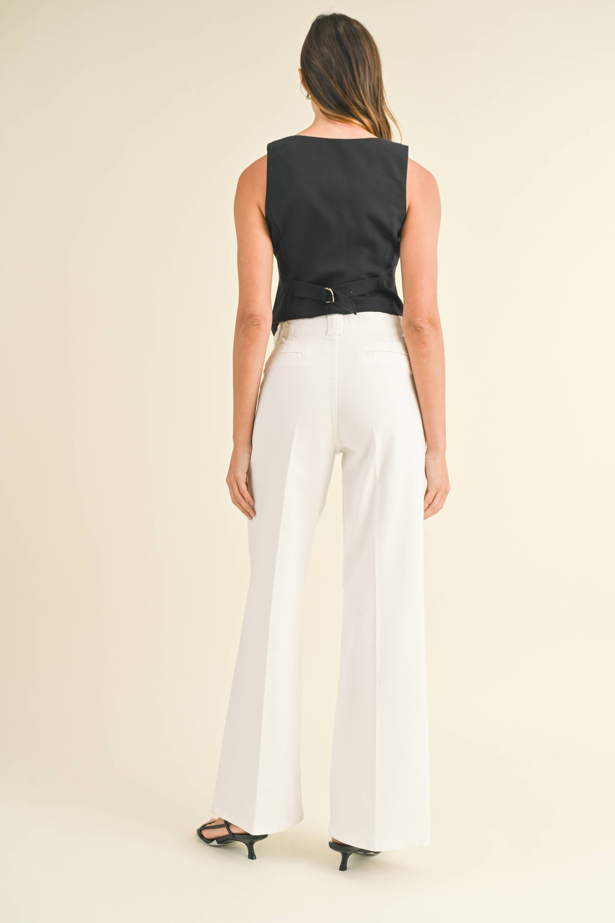 JBD - Wholesale Pants - Women's - DP782 - WHT - Patch Pocket Wide Leg Flare3