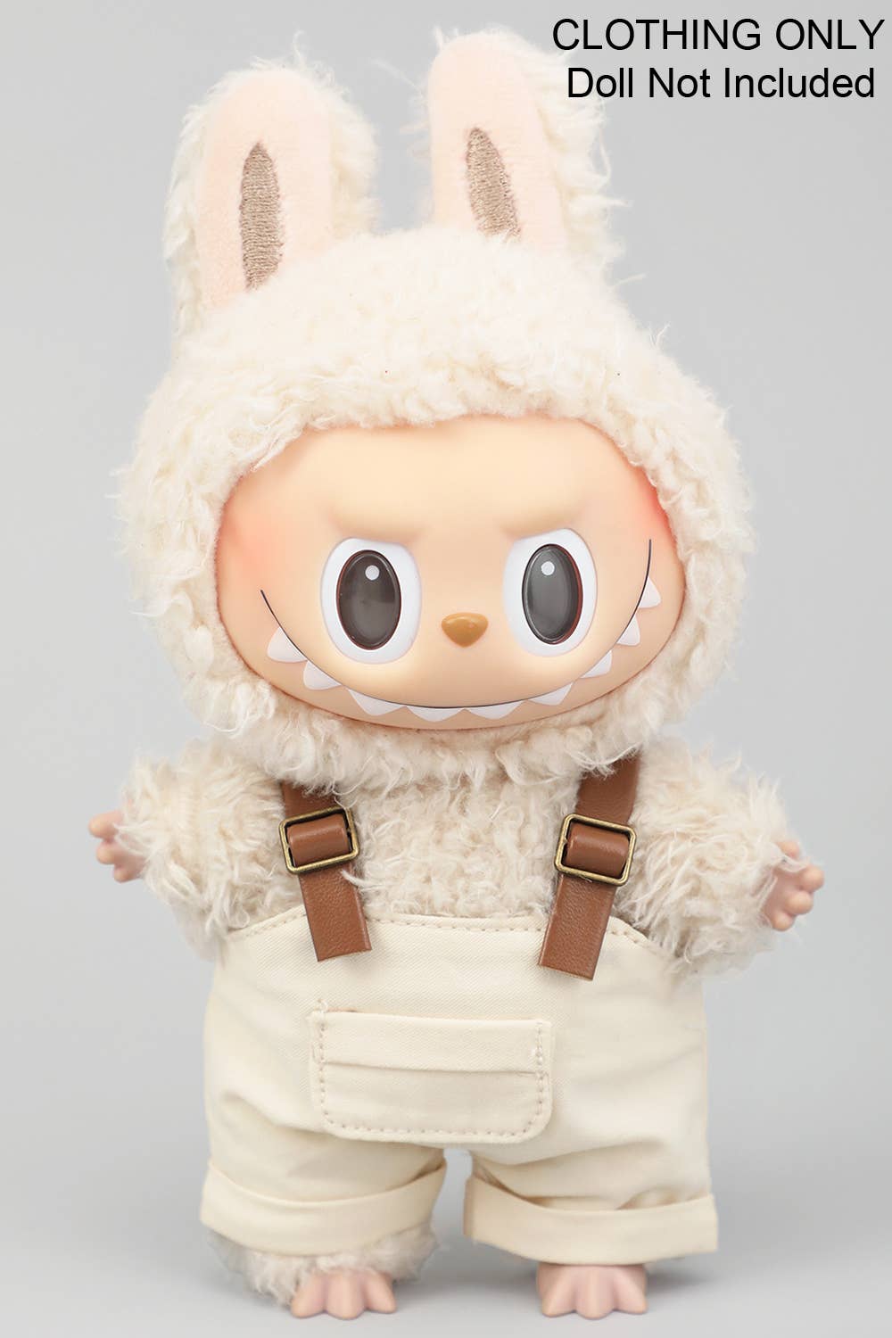 Girly - Wholesale Doll Clothing - Kids - ADORABLE OVERALL LABUBU OUTFIT1