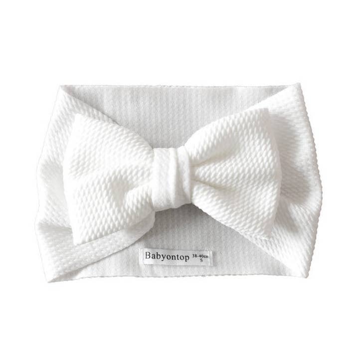 Bandeau ANNA - BLANC voor wholesale door BABYONTOP