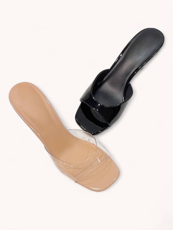 SANGRIA-01 CHIQUE KITTEN HEEL MUILTJES voor wholesale door CCOCCI