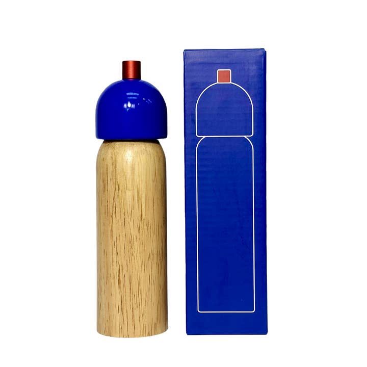 MÆGEN - Wholesale Salt & Pepper Shaker Set - Salt & Pepper Grinder - Navy & Red