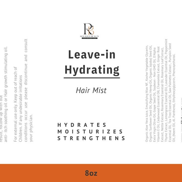 Efterlad i fugtgivende hårmist for engroshandel hos Royalilsbeauty