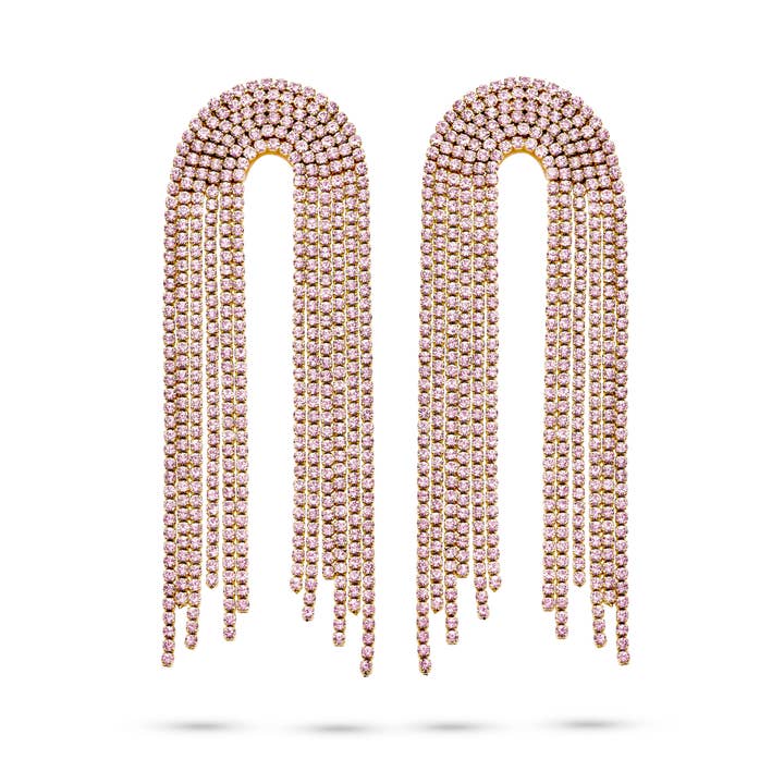 CO88 Collection - Wholesale Dangle Earrings - Strass Stone Statement Drop Earrings2