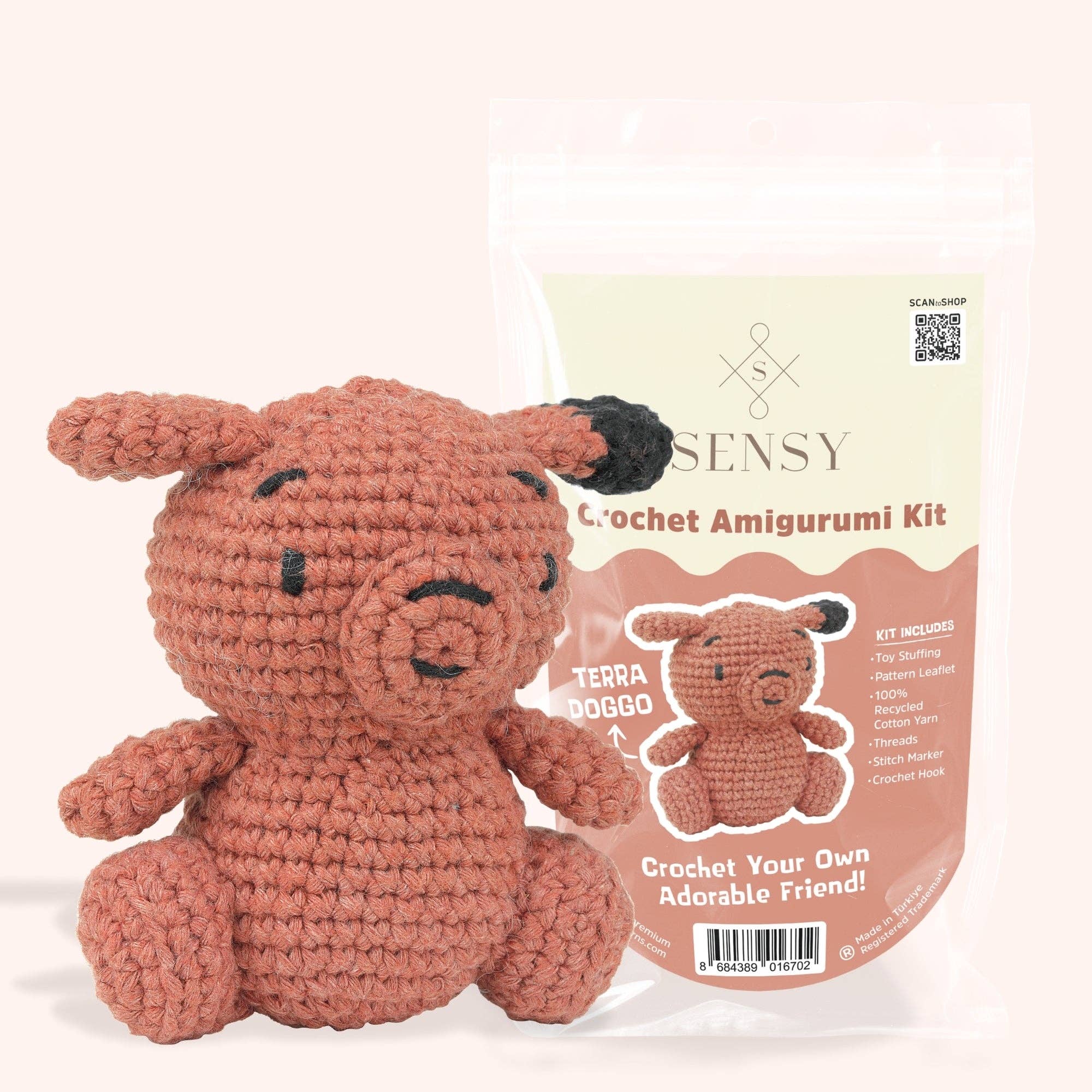 Sensy – Engroshandel Strikke-/hækleartikler – Sensy Hæklet Amigurumi Sæt15