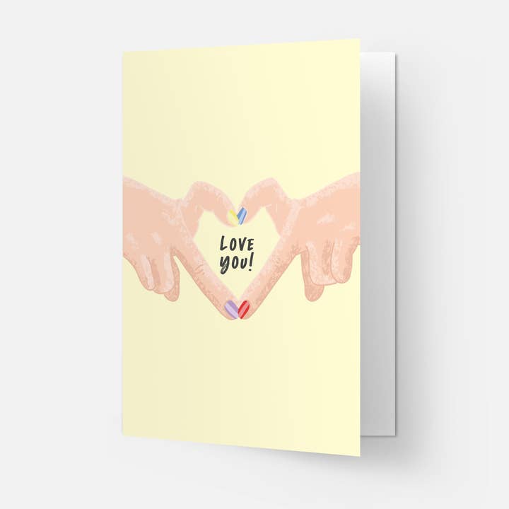 Kaart Blanche - Wholesale Love Card - Gen Z love you greeting card1