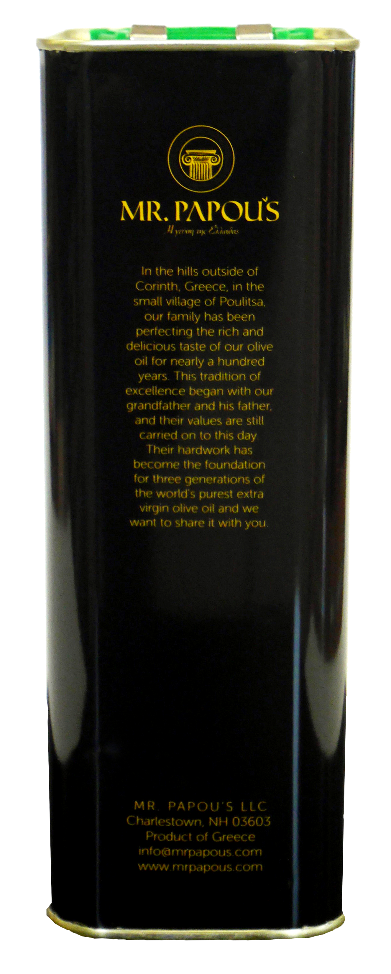 Mr. Papou's - Wholesale Olive Oil - Mr. Papou's | Extra Virgin Olive Oil | First Cold Pressed |2