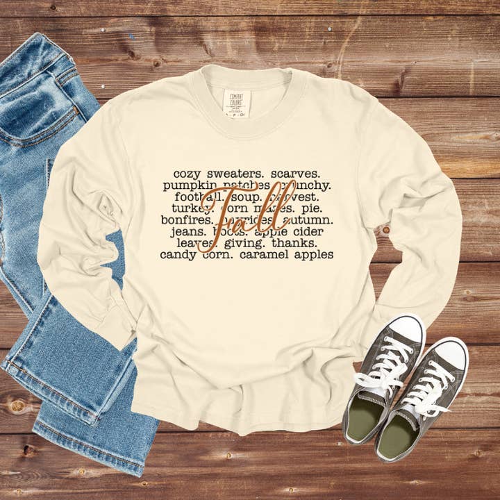 Fall-Woman's Long Sleeve Halloween Tee for wholesale by Aint Just Tees